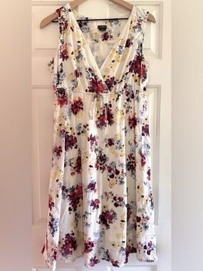 Vintage Eddie Bauer Sundress Cottage Core Floral size 8